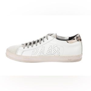 P448 Leather Animal Print Sneakers